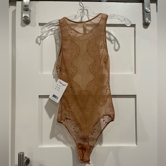 Sheer mocha body suit - Picture 4 of 4